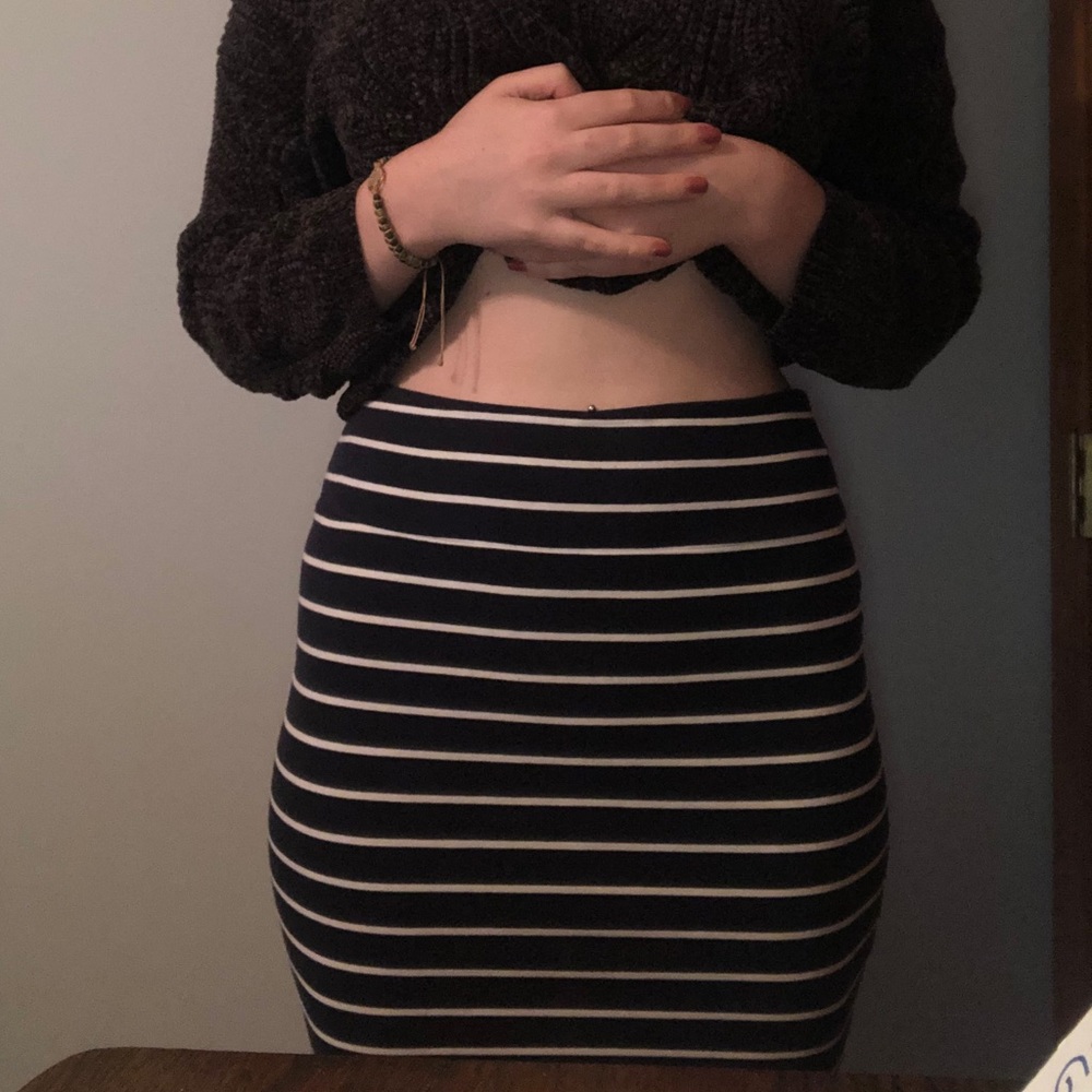 Striped skirt